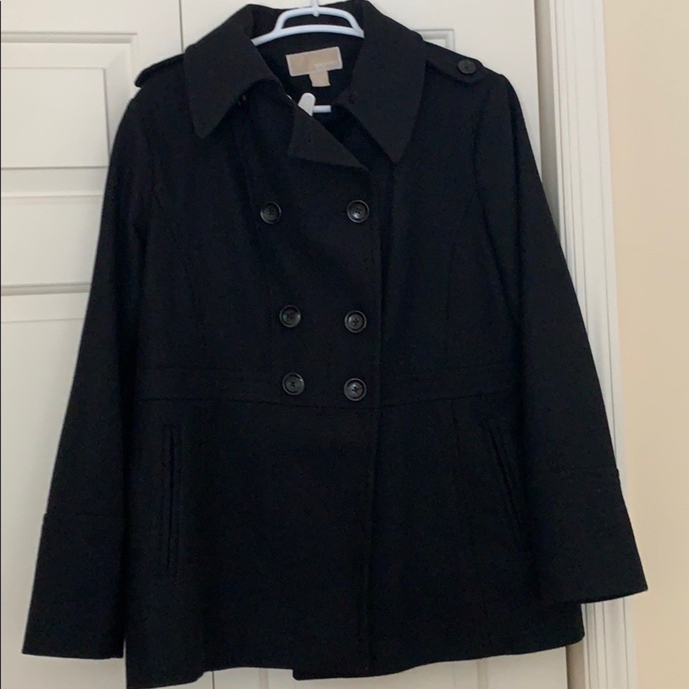 Black Michael Kors peacoat- Size XL